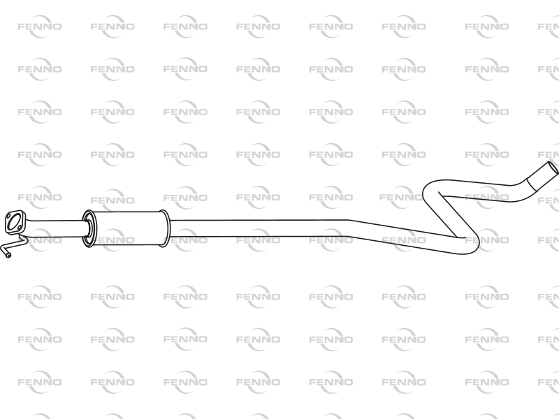 FENNO P23081 Centre Muffler