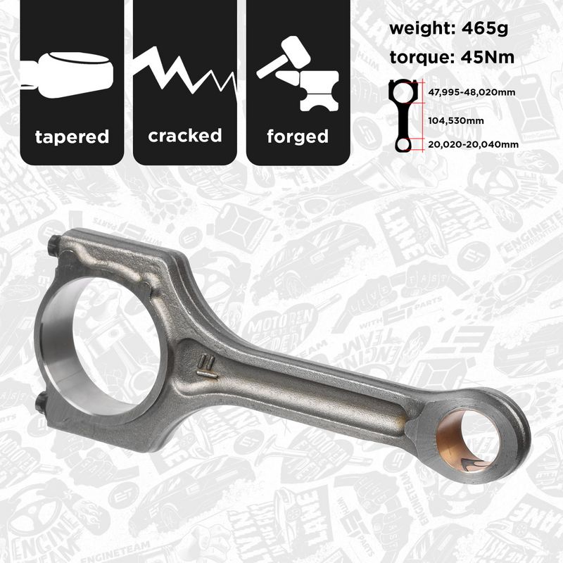 Product Image - Drijfstang - OM0050 - ET ENGINETEAM