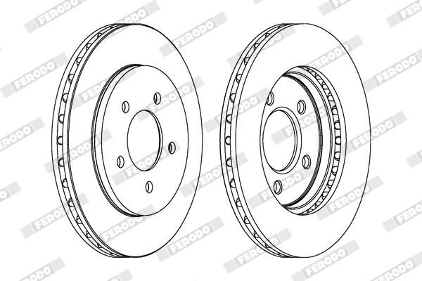 FERODO DDF1059 Brake Disc