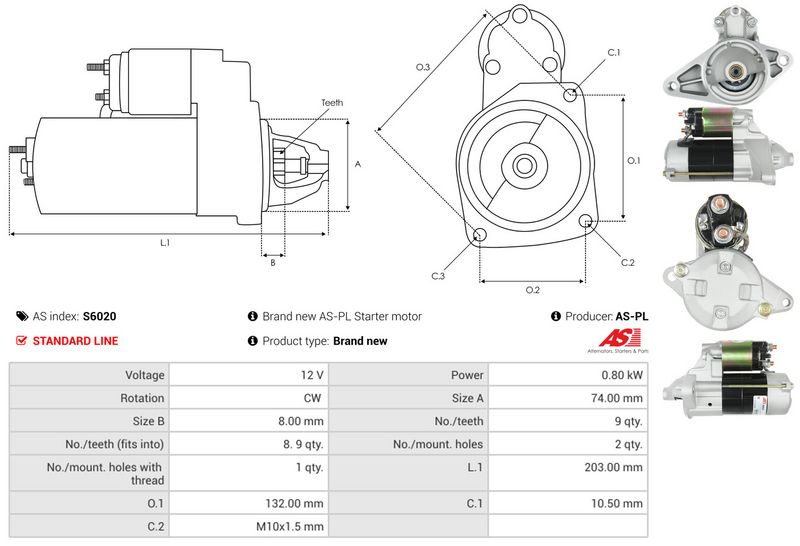 AS-PL S6020 Starter