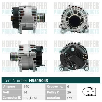 HOFFER generátor H5515043