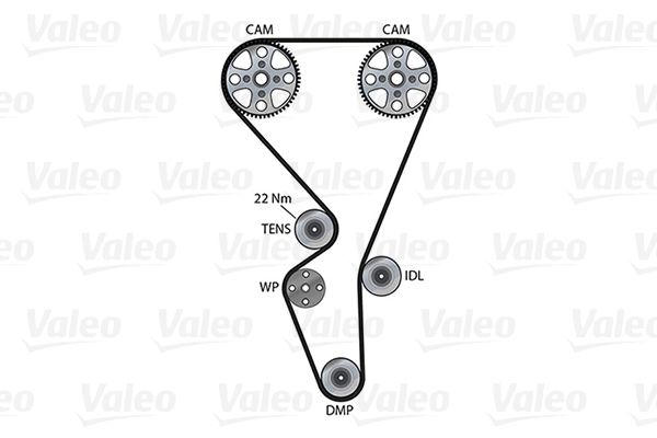 VALEO 614569 Water Pump & Timing Belt Kit