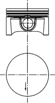 KOLBENSCHMIDT dugattyú 40388610