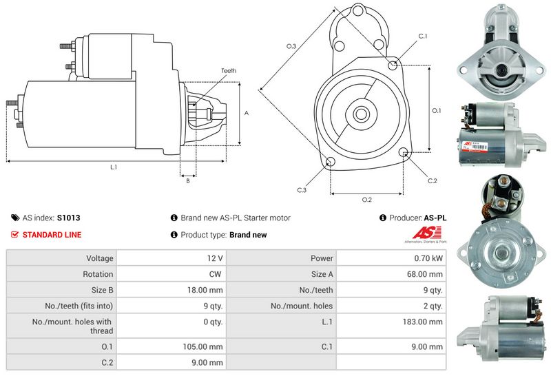 AS-PL S1013 Starter