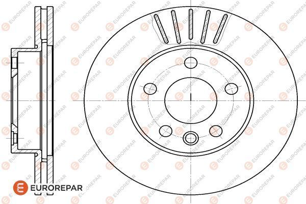 Гальмівний диск, Eurorepar 1618874080
