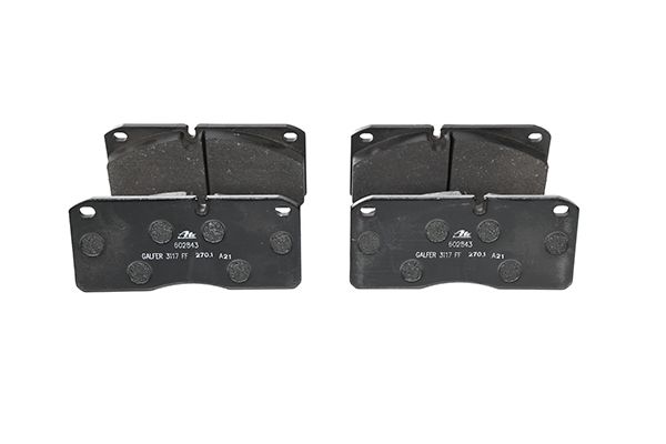 Piduriklotsi komplekt, ketaspidur, ATE 13.0460-2843.2