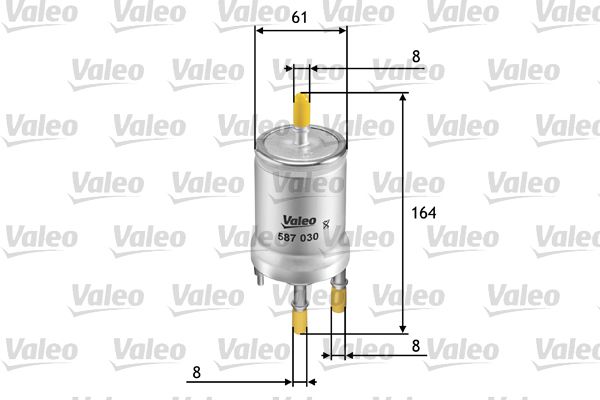 Фільтр палива, Valeo 587030