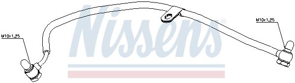 Õliühendus, kompressor, NISSENS 935204