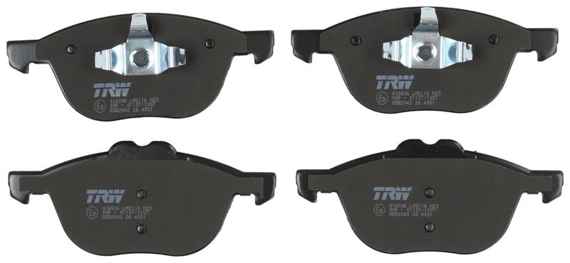 TRW GDB2043 Brake Pad Set, disc brake