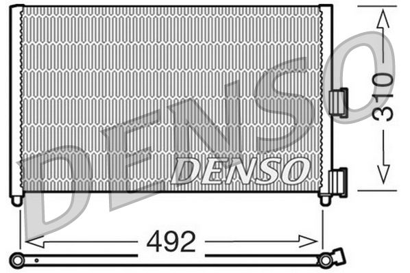 DENSO kondenzátor, klíma DCN09071
