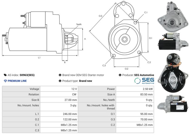 AS-PL S0963(SEG) Starter