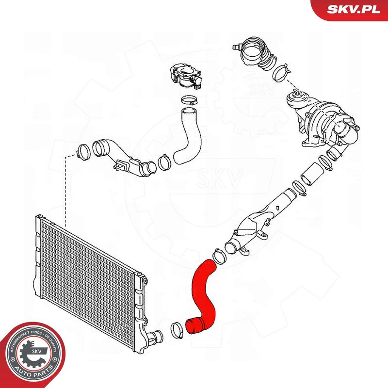ESEN SKV 43SKV349 Charge Air Hose