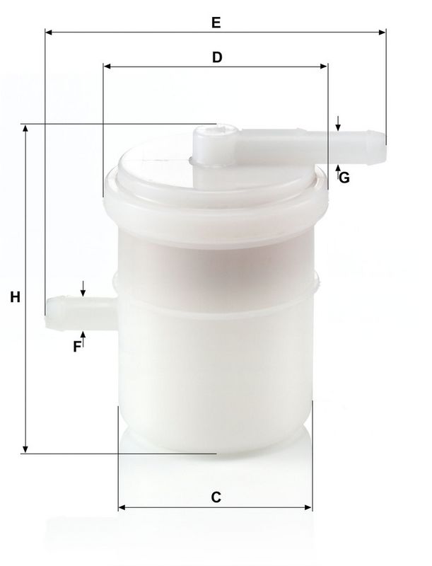 Filtru combustibil WK 42/81 MANN-FILTER
