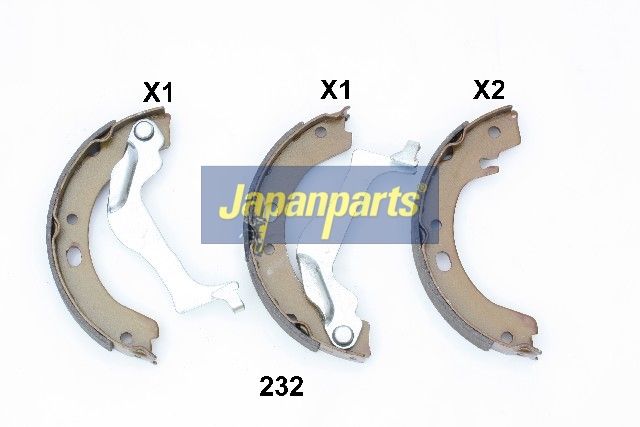 Set saboti frana JAPANPARTS GF-232AF