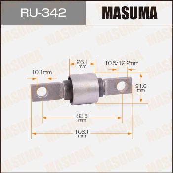 Опора, важіль підвіски, Masuma RU342