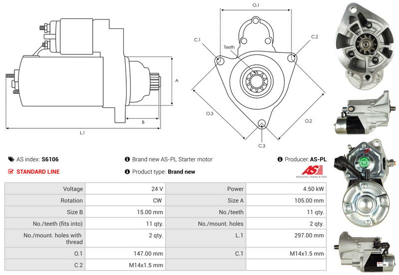 AS-PL S6106 Starter