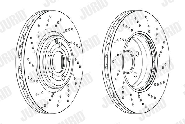 Гальмівний диск, Jurid 563187JC-1