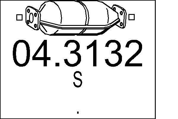 MTS katalizátor 04.3132
