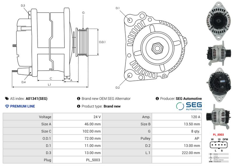 This part match OEM code: 1524012