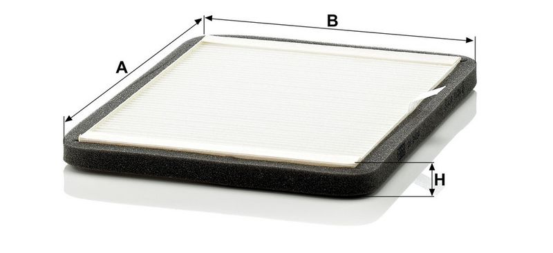 Filter, salongiõhk, MANN-FILTER CUK 2424