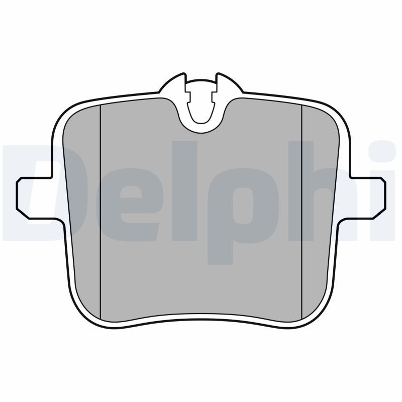 Delphi LP3617 Brake Pad Set, disc brake