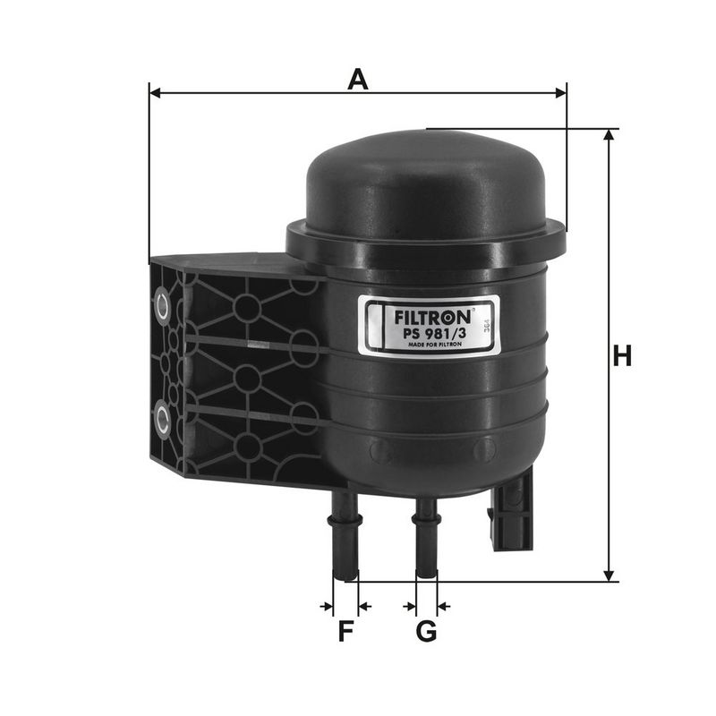 Kütusefilter, FILTRON PS 981, 3