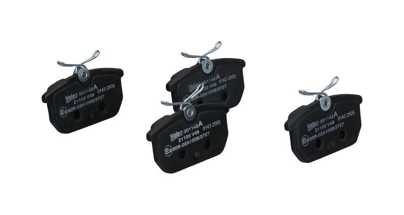 Piduriklotsi komplekt, ketaspidur, VALEO 301142A