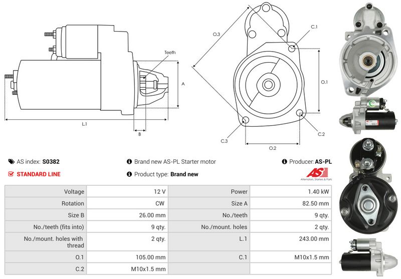 AS-PL S0382 Starter