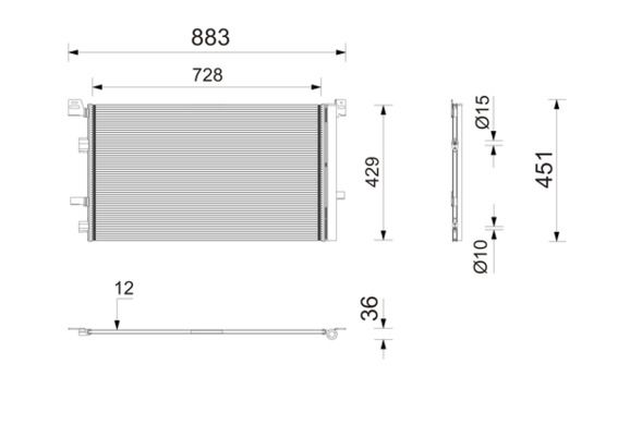 Kondensator, Klimaanlage
