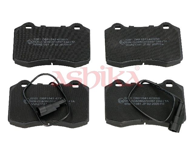 ASHIKA 50-00-0201 - Brake Pad Set, disc brake