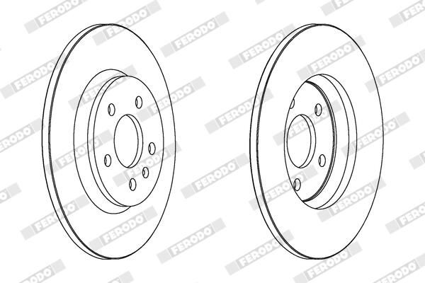 FERODO DDF1666C Brake Disc