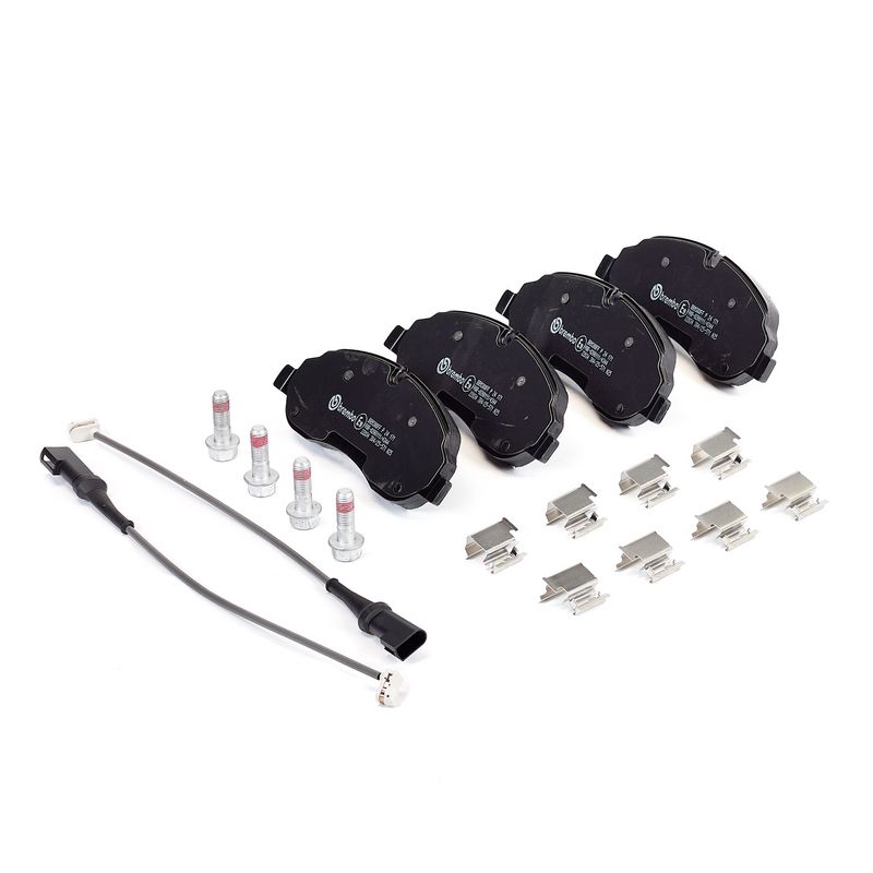 Piduriklotsi komplekt, ketaspidur, BREMBO P 24 171