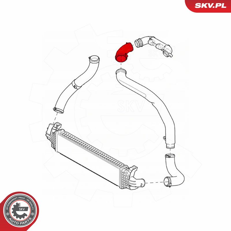 ESEN SKV 43SKV007 Charge Air Hose