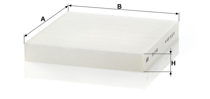 Filter, salongiõhk, MANN-FILTER CU 2149