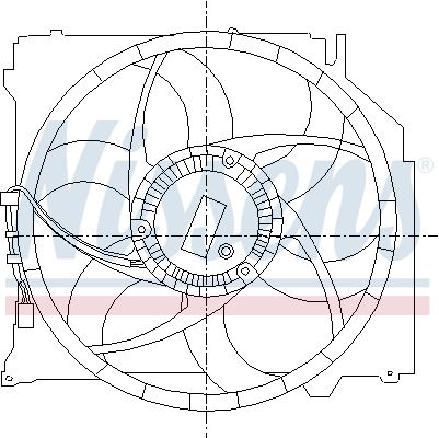 NISSENS ventilátor, motorhűtés 85066