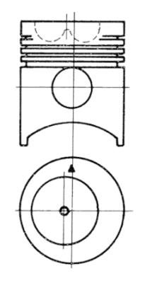 Product Image - Zuiger - 91005700 - KOLBENSCHMIDT