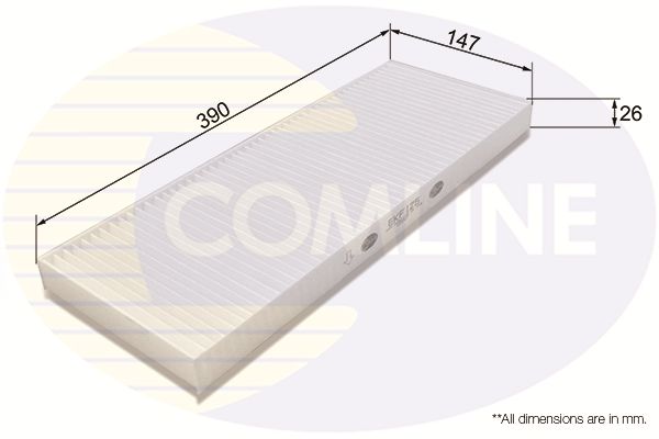 Фільтр, повітря у салоні, Comline EKF125