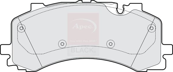 APEC Brake Pad Set, disc brake PAD2167B