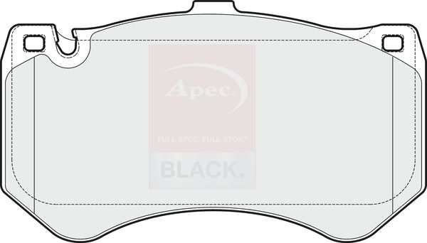 APEC Brake Pad Set, disc brake PAD1820B