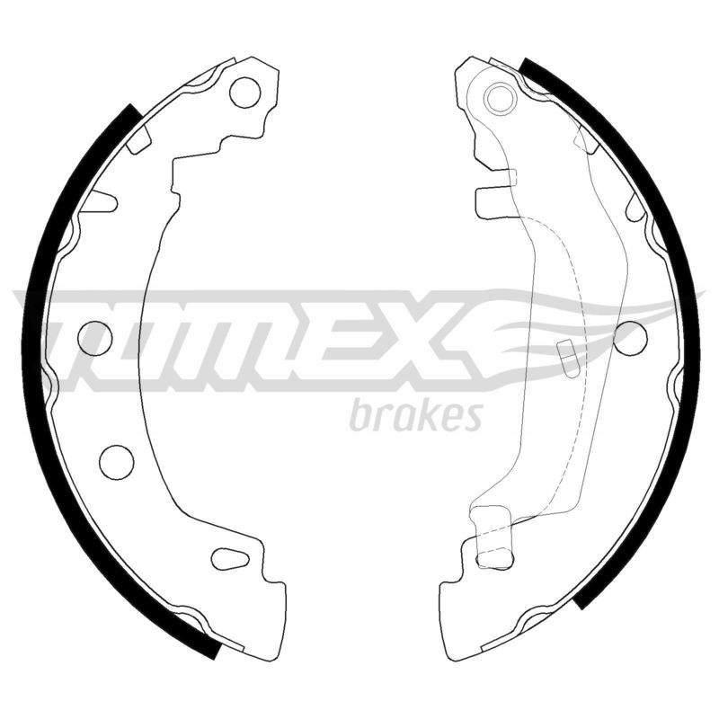 TOMEX Brakes fékpofakészlet TX 20-43