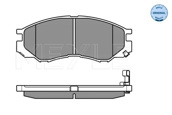 MEYLE 025 232 9015/W Brake Pad Set, disc brake