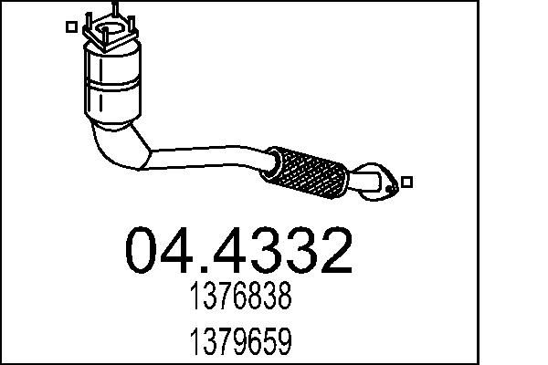 MTS katalizátor 04.4332