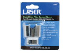 Laser Tools Diesel Fuel Filter Socket 1/2"D 32mm