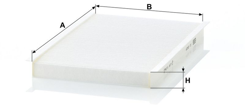 Filter, salongiõhk, MANN-FILTER CU 2629