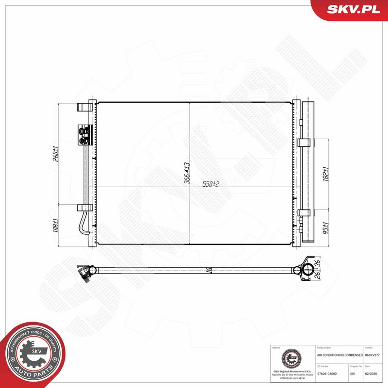 Kondensaator, kliimaseade, ESEN SKV 86SKV277