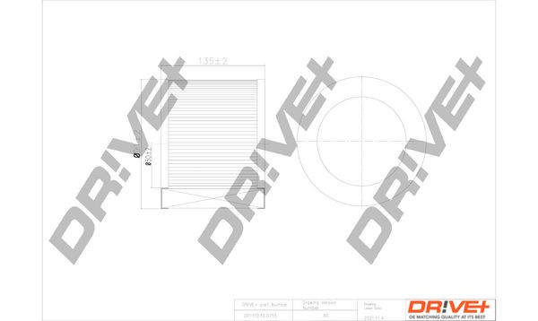 Повітряний фільтр, Dr!Ve+ DP1110.10.0755