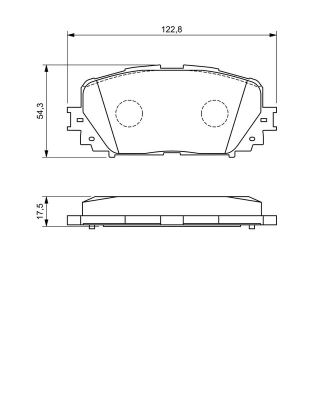 BOSCH 0986494196 Brake Pad Set, disc brake