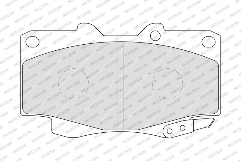 FERODO Plaquettes de frein à disque FDB1852