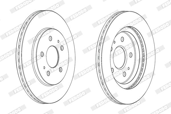 FERODO DDF2247C Brake Disc