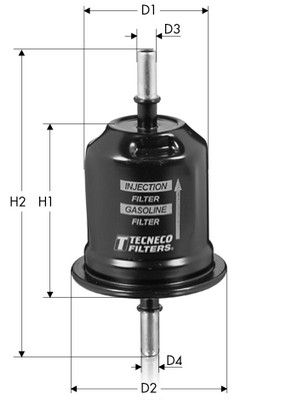 TECNECO FILTERS Üzemanyagszűrő IN5561